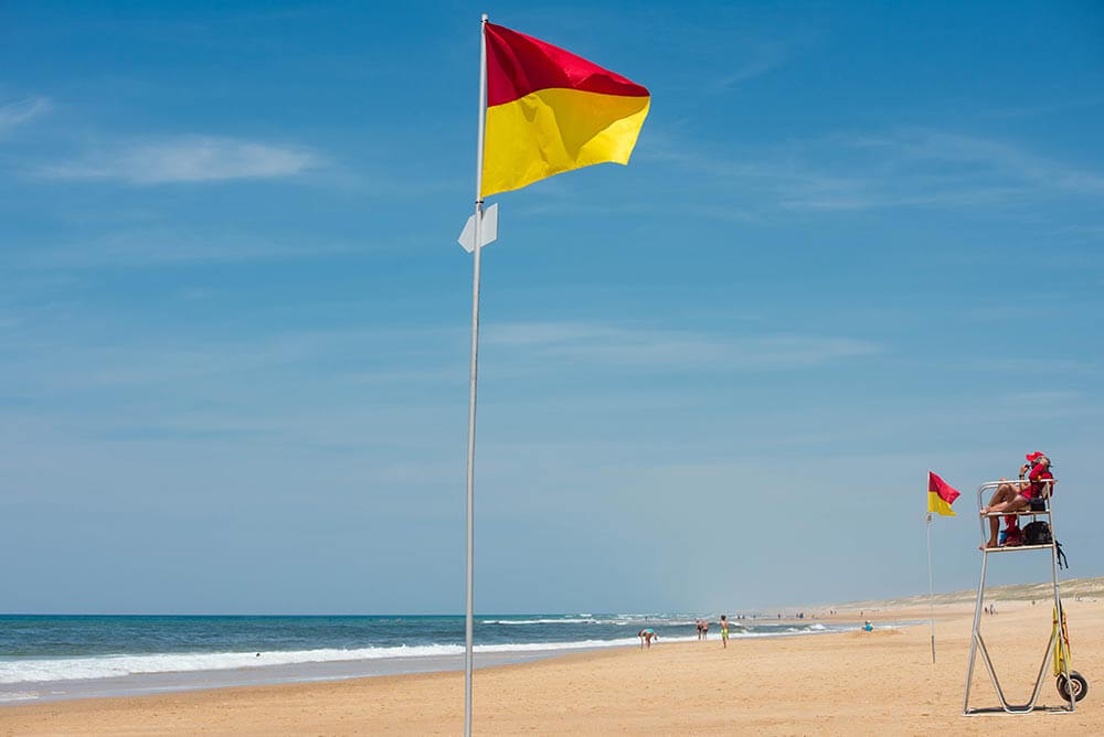 zone de baignade surveillée